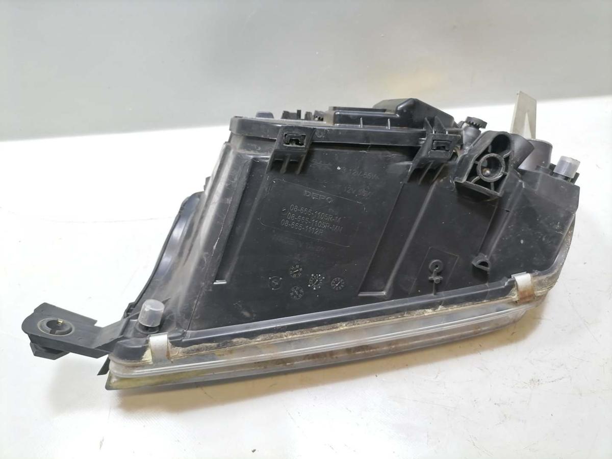 Skoda Fabia 6Y Scheinwerfer rechts Halogen Chromhintergrund Bj.2005